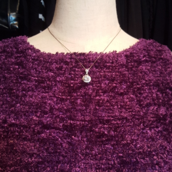 ORANGE USA ♡ Truly Gorgeous Vintage Extremely Soft Purple Knit Sleeveless Top L - Picture 10 of 14